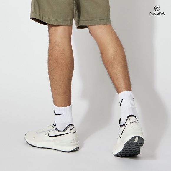 Nike Mens Waffle One Phantom/Black DO9782 001 - Picture 3 of 6